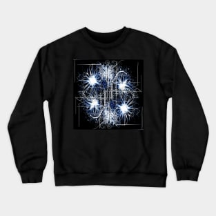 White holes pattern Crewneck Sweatshirt